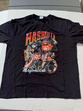 Hasbulla graphic 2XL black T-shirt New